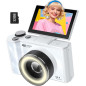 Caméra Numérique 4K W & O avec Écran Tactile Rotatif - Appareil Photo Enfants Facile à Utiliser Caméra Numérique 4K W & O avec Écran Tactile Rotatif - Appareil Photo Enfants Facile à Utiliser
