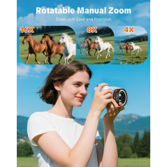 Appareil Photo Numérique 4K W & O avec Écran Tactile Pour Enfants