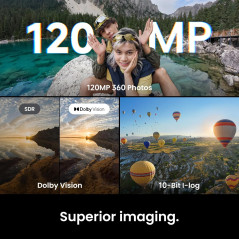 Insta360 X6 Essentials Bundle - 8K 360 Camera with 1/1.1'' Sensors