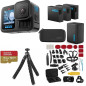 GoPro HERO13 Black Camera Bundle with 3 Enduro Batteries, Dual Charger, 64GB SD, 5.3K HDR, 27MP, Waterproof