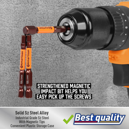 Amartisan 20-Piece Allen Wrench Drill Bit Set for Versatile DIY and Professional Use
