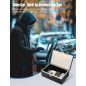 Faraday Box Anti-Theft RFID Signal Blocker Key Fob Protector, Fits Up to 15 Keys