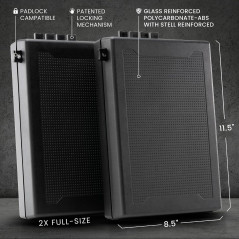 Coffre-fort alternatif STOPBOX - Rangement pistolet tactique portable