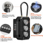 Lock Box with 3xN52 Strong Magnets & Combination Lock, Magnetic Key Holder for Indoor/Outdoor Use