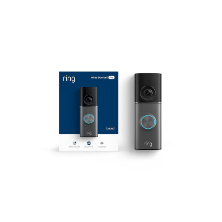 Ring Wired Doorbell 4K Pro – Wide-Angle, 10x Zoom & Night Vision
