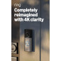 Ring Wired Doorbell 4K Pro (Newest Model) - Retinal 4K, Wide-Angle Video, 10x Zoom, Night Vision, Deep Silver