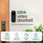 Blink Video Doorbell HD with 2-Year Battery, Head-to-Toe View, Easy Setup & Sync Module Core – Black