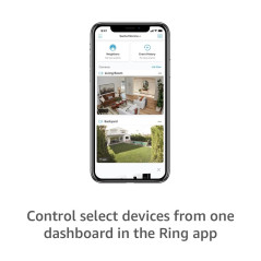 Capteurs de Contact Ring Alarm 2-Pack 2e Gén | Alertes Instantanées Portes & Fenêtres | Batterie 3 Ans | Design Slim