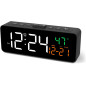 Netzu Horloge Digitale 3-en-1 Compacte et Multifonction pour Salon, Réveil Petit et Pratique Netzu Horloge Digitale 3-en-1 Compacte et Multifonction pour Salon, Réveil Petit et Pratique