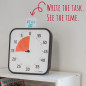 TIME TIMER 12 Minuteur Visuel 60 Min avec Carte Effaçable et Aimant pour Enfants, Classe et Cuisine TIME TIMER 12 Minuteur Visuel 60 Min avec Carte Effaçable et Aimant pour Enfants, Classe et Cuisine