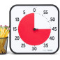 TIME TIMER 12 Minuteur Visuel 60 Min avec Carte Effaçable et Aimant pour Enfants, Classe et Cuisine TIME TIMER 12 Minuteur Visuel 60 Min avec Carte Effaçable et Aimant pour Enfants, Classe et Cuisine