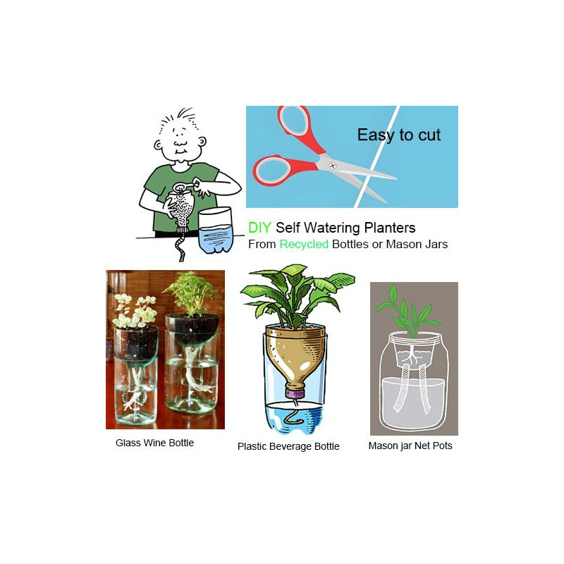 Cordons Auto-Arrosage ORIMERC 50 ft pour Plantes & Tomates