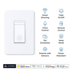 Tapo Matter Smart Dimmer Switch S505D (2-Pack) | Single Pole Control