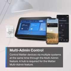 Prise Intelligente Tapo Matter P125M, 15A/1800W Max