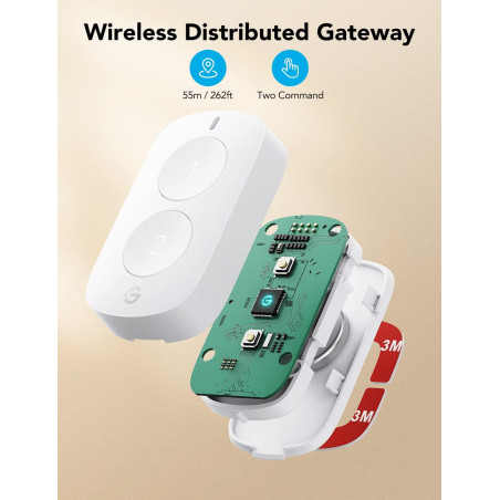 GoveeLife Smart Mini Double Button Switch for Group Control of Multiple Devices