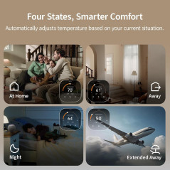 Thermostat Intelligent Aqara W200 avec Température Adaptative Apple - Contrôle Précis et Connecté