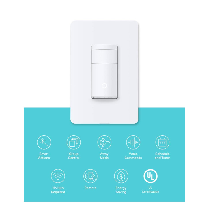Kasa Smart Wi-Fi Motion Sensor Switch KS200MP2 – Single Pole, Wireless Motion-Activated Light Control Kasa Smart Wi-Fi Motion Sensor Switch KS200MP2 – Single Pole, Wireless Motion-Activated Light Control
