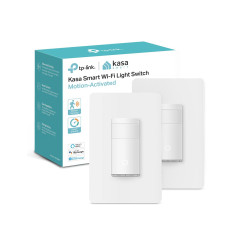 Interrupteur détecteur de mouvement Wi-Fi Kasa Smart KS200MP2, monopolaire, commande instantanée