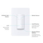 Interrupteur détecteur de mouvement Wi-Fi Kasa Smart KS200MP2, monopolaire, commande instantanée Interrupteur détecteur de mouvement Wi-Fi Kasa Smart KS200MP2, monopolaire, commande instantanée