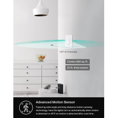 Kasa Smart Wi-Fi Motion Sensor Switch KS200MP2 – Single Pole Control
