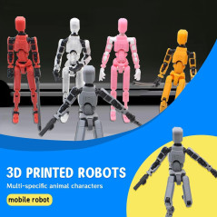 MerryXD 6-Pack T13 3D Action Figures – Multi-Jointed Movable Toys