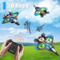 Avion Télécommandé 4DRC V32 avec Lumières, Figures 360°, Cadeau Jouet pour Enfants et Adultes Avion Télécommandé 4DRC V32 avec Lumières, Figures 360°, Cadeau Jouet pour Enfants et Adultes