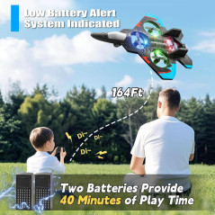 Avion RC 4DRC V32 avec Lumière et Figures 360° - Jouet Parfait