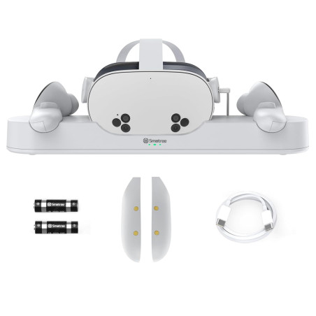 Smatree Charging Dock for Meta Quest 3S & Quest 3 – Fast & Convenient
