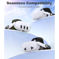 Sangle Réglable Confort pour Meta Quest 3S/3/2 - Léger & Support