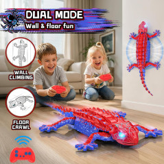 Robot Télécommandé Gecko Escalade Rechargeable pour Enfants