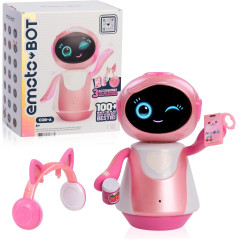emotoBOT COR-A Robot interactif pour enfants, réponse au toucher et au son, jouet éducatif amusant