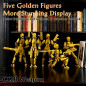 Figurine Gatling Gun Titan 13 articulée, jouet de fidget 3D, décoration de bureau violet bleu Figurine Gatling Gun Titan 13 articulée, jouet de fidget 3D, décoration de bureau violet bleu
