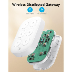 GoveeLife Capteur Intelligent Sans Fil 6 Boutons - Contrôle Multiple