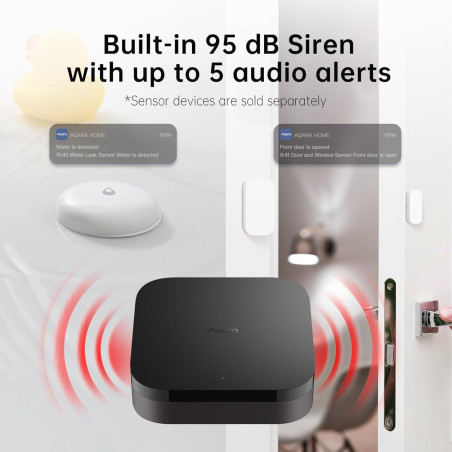 Aqara Smart Home Hub M3 – Contrôleur Matter Avancé avec Télécommande IR pour Domotique Intelligente
