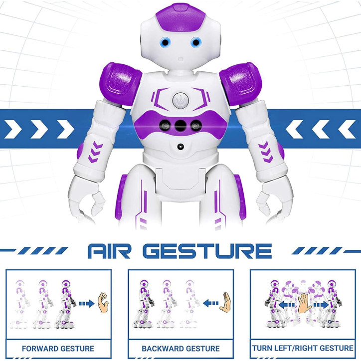 KingsDragon Robot Télécommandé pour Enfants - Jouet Robot Intelligent à Commande à Distance