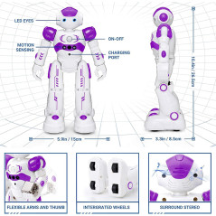 Robot Télécommandé KingsDragon pour Enfants – Jouet Intelligent