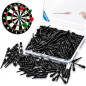 200Pcs 2BA Thread Soft Tip Plastic Dart Points Replacement for Electronic Dartboards