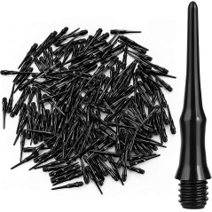 200Pcs 2BA Thread Soft Tip Dart Points – Durable Plastic Replacement Tips