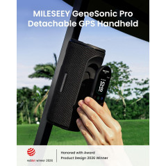 MILESEEY GeneSonic Pro Golf GPS Speaker with 43K+ Courses – No Subscription Needed