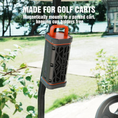 TRAVOR Rugged Magnetic Bluetooth Speaker for Golf Carts & Outdoors