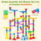 Meland Marble Run - Jeu de Course de Billes 132 pièces, Jouet STEM pour Enfants 3-9+ Ans Meland Marble Run - Jeu de Course de Billes 132 pièces, Jouet STEM pour Enfants 3-9+ Ans