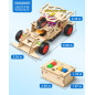 Kit STEM Poraxy pour enfants 8-13 ans - Voiture télécommandée, puzzles 3D en bois, 12 projets scientifiques Kit STEM Poraxy pour enfants 8-13 ans - Voiture télécommandée, puzzles 3D en bois, 12 projets scientifiques