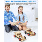 Kit STEM Poraxy pour enfants 8-13 ans - Voiture télécommandée, puzzles 3D en bois, 12 projets scientifiques Kit STEM Poraxy pour enfants 8-13 ans - Voiture télécommandée, puzzles 3D en bois, 12 projets scientifiques