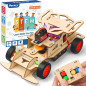 Kit STEM Poraxy pour enfants 8-13 ans - Voiture télécommandée, puzzles 3D en bois, 12 projets scientifiques Kit STEM Poraxy pour enfants 8-13 ans - Voiture télécommandée, puzzles 3D en bois, 12 projets scientifiques