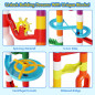 MaxTronic Circuit de Billes 110 pcs Kit STEM Éducatif Jouet de Construction pour Enfants 3-12 ans MaxTronic Circuit de Billes 110 pcs Kit STEM Éducatif Jouet de Construction pour Enfants 3-12 ans