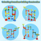 MaxTronic 110pcs Marble Run STEM Toy with 60 Marbles - Educational Race Construction Kit for Kids 3-12 MaxTronic 110pcs Marble Run STEM Toy with 60 Marbles - Educational Race Construction Kit for Kids 3-12
