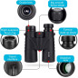 10x42 HD Roof Prism Binoculars for Adults – BAK4 Lens, Lightweight, Ideal for Bird Watching, Hunting & Travel 10x42 HD Roof Prism Binoculars for Adults – BAK4 Lens, Lightweight, Ideal for Bird Watching, Hunting & Travel