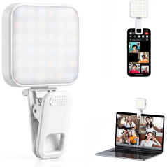 Lumière Selfie Rechargeable iPhone - Anneau LED Photo & Vidéo