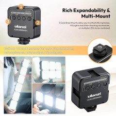 Ulanzi VL49 LED Video Fill Light 5500K Rechargeable 2000mAh Battery
