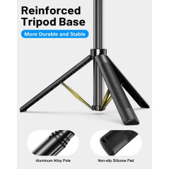 Vlogging Kit for iPhone/Android: 71 Tripod, Mic, Remote & Fill Light